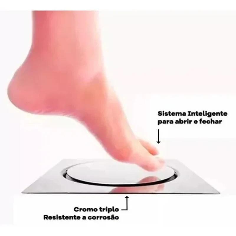 Ralo para Banheiro Inteligente com Sistema Click