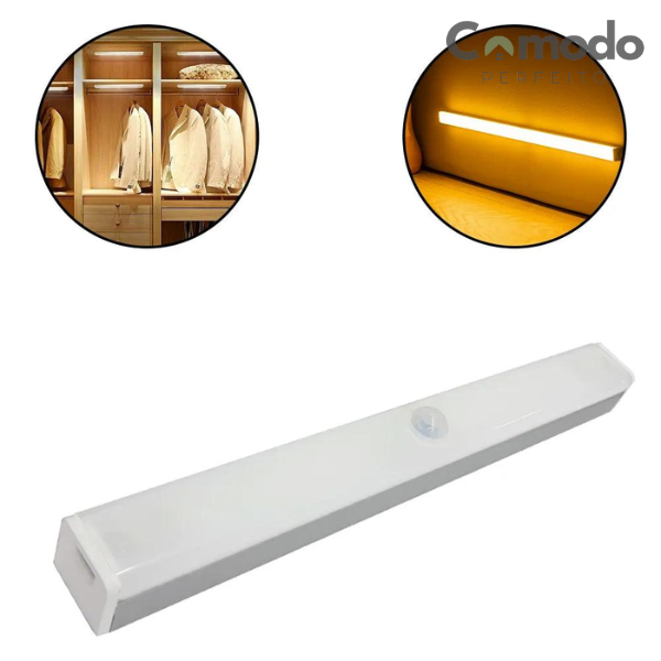 Luminária Portátil LED com Sensor de Presença