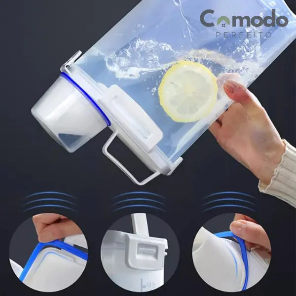 Pote Hermético Multiuso com Medidor e Bico Dosador – Cozinha e Lavanderia